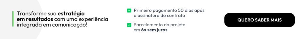 Transforme sua estratégia em dados com uma experiência integrada em comunicação.
